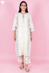 Chanderi Silk Kurta Pant And Dupatta Set In Block Print